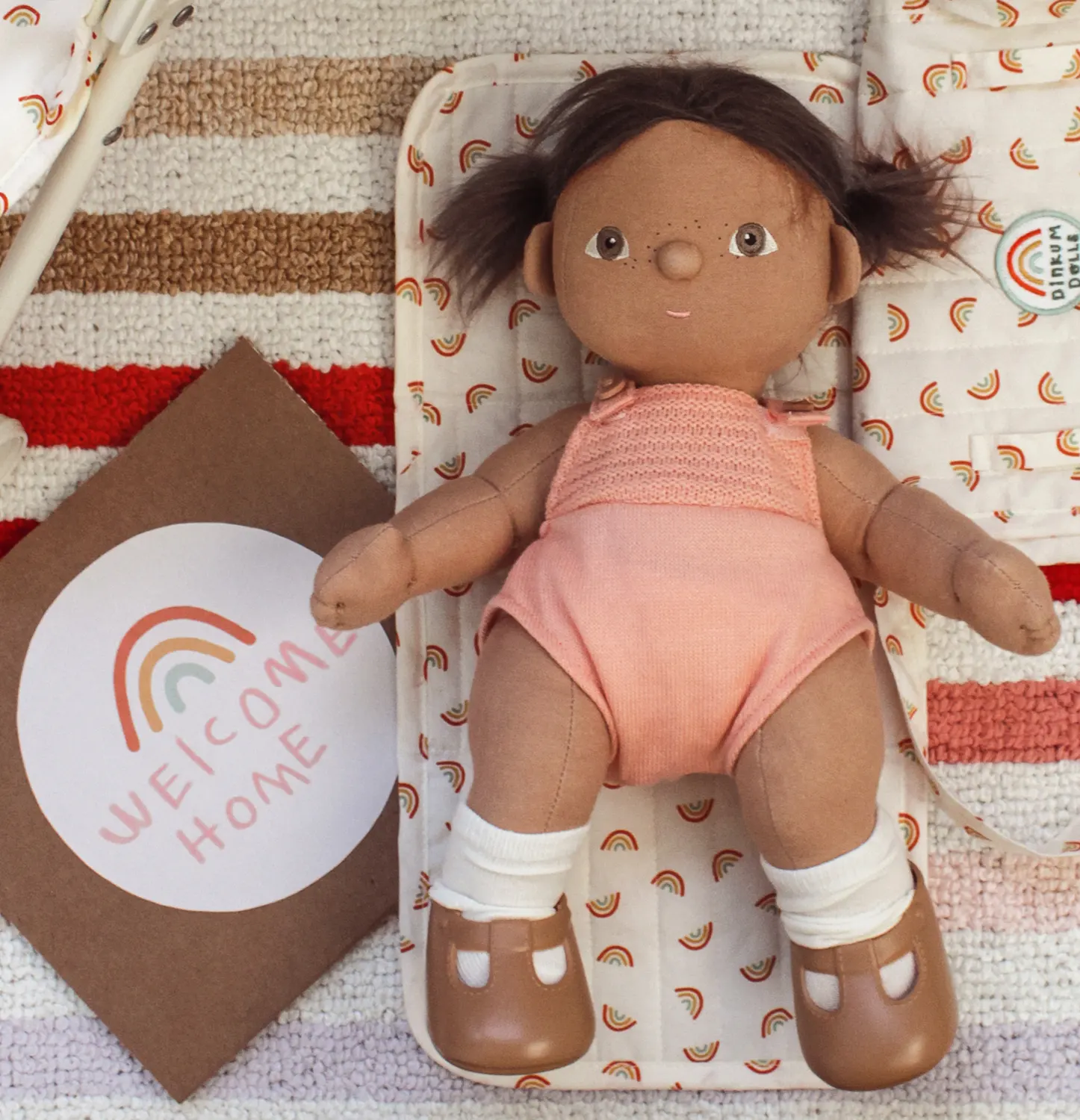 Olli Ella Stoffpuppe Dinkum Doll Dottie mit Brief