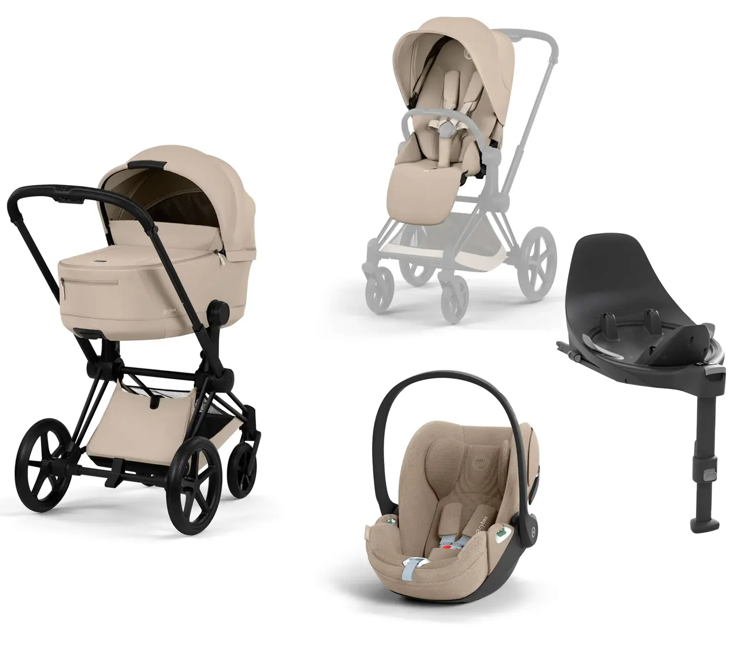 Matt Black / Cozy Beige