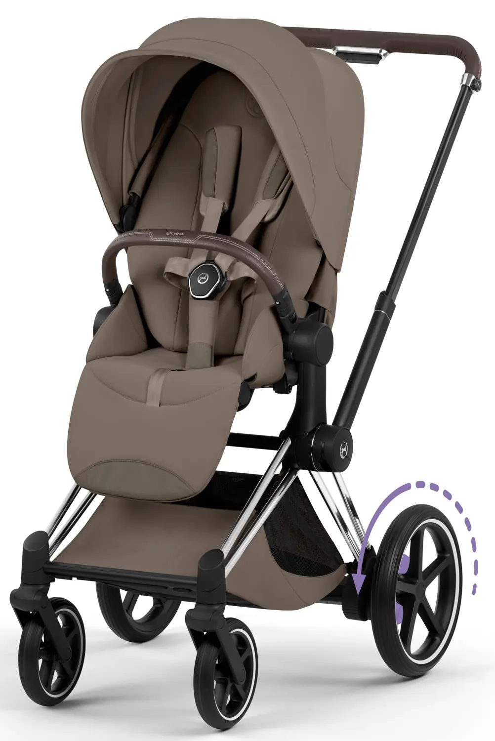 cybex e priam style buggy chrome brown coconou brown