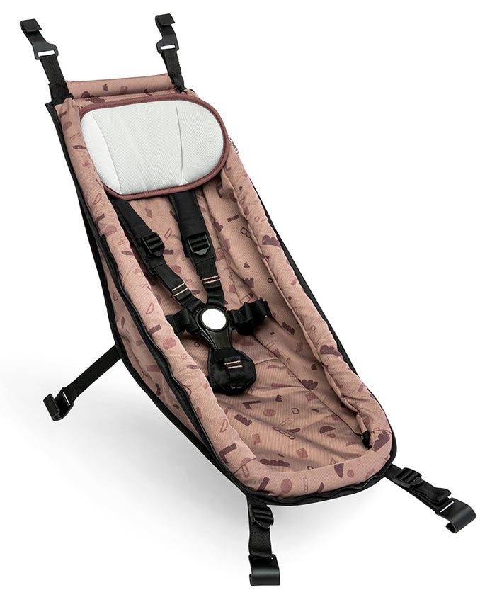 Croozer Kid Babysitz Red patterned