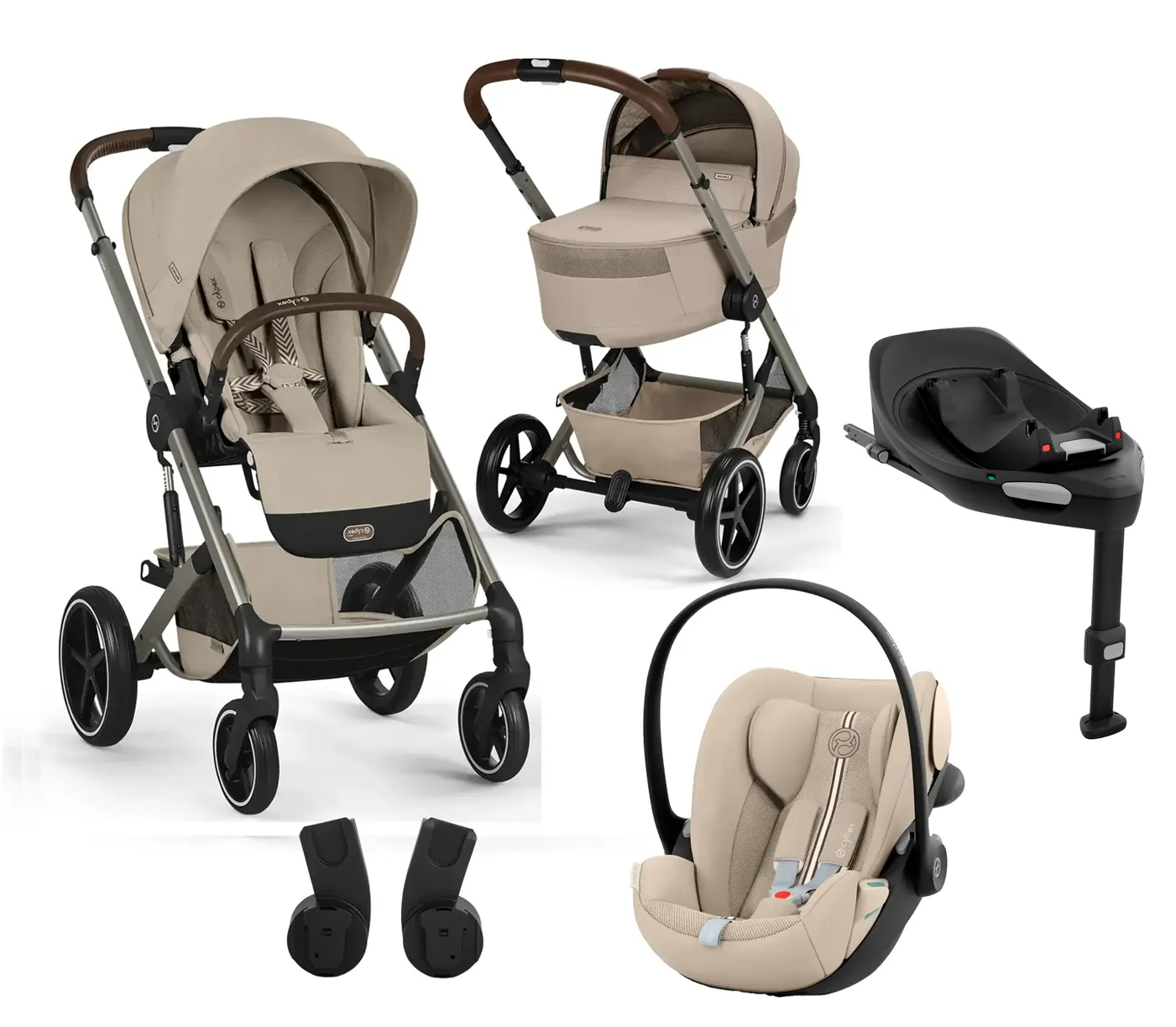 Cybex Balios S Lux 4 in 1 Set mit Cloud G3 Babyschale & Basisstation