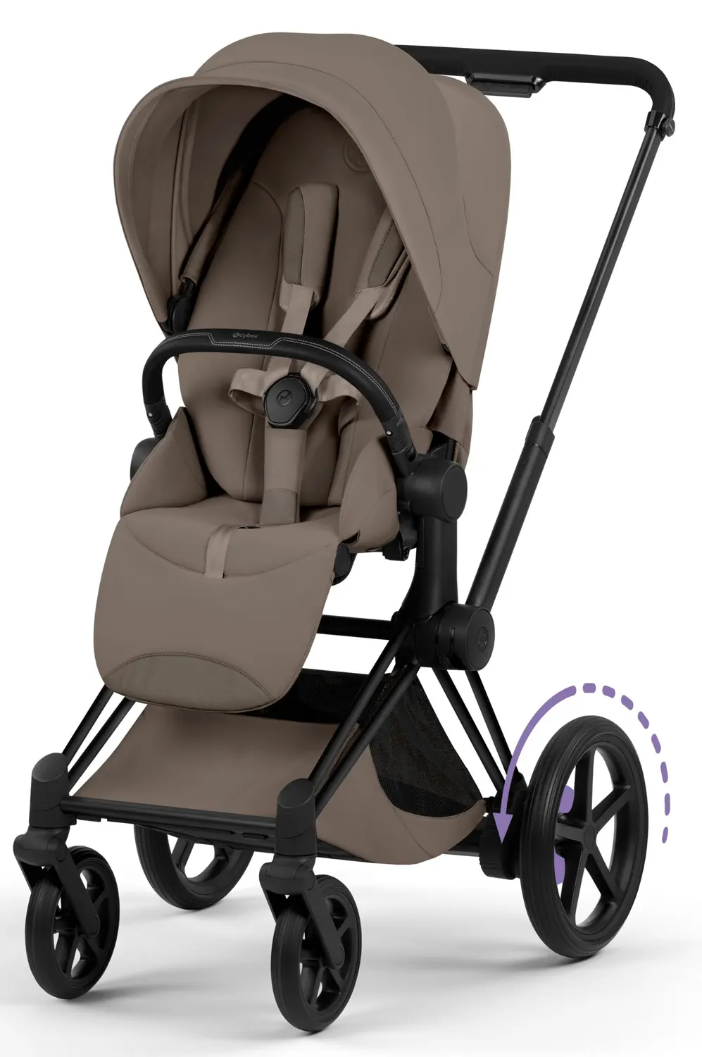 cybex e priam comfort coconut brown