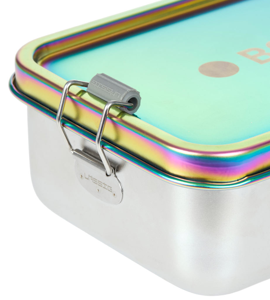 Lässig Edelstahl Lunchbox Brotdose Bold