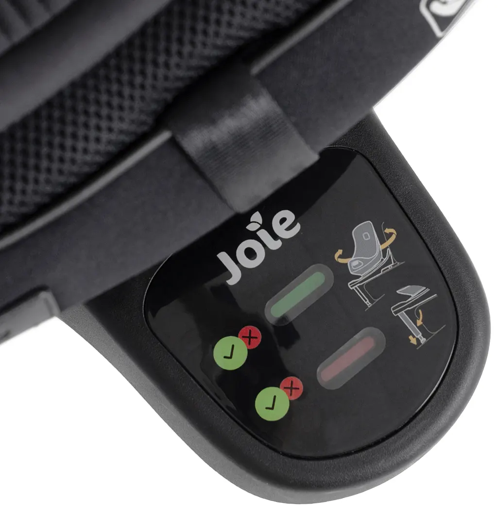 Joie Signature i-Harbour Pro Kindersitz schwarz Sicherheitsanzeige