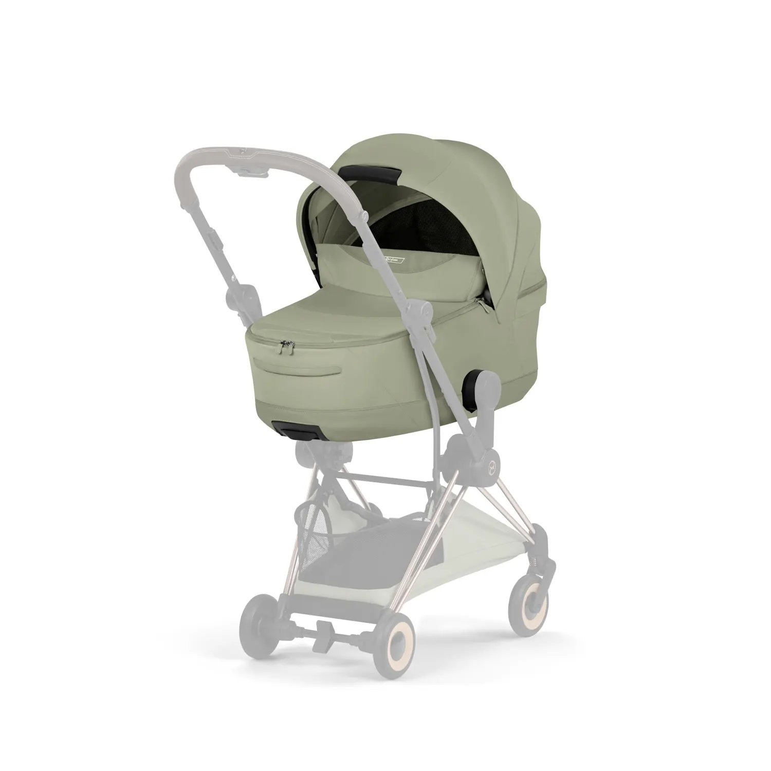 cybex mios style babywanne sage green auf gestell