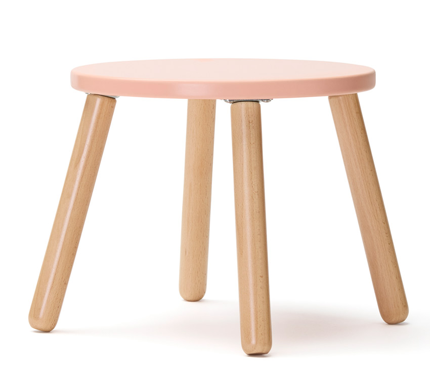 Kids Concept Tisch und Hocker Set  Hocker Apricot