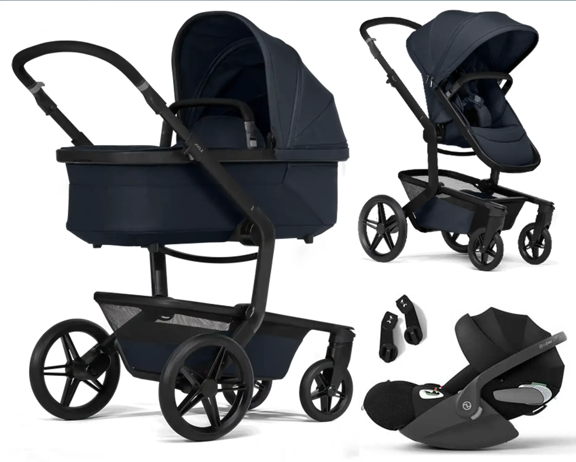 Joolz Day 5 Kinderwagen Set 3-in-1 dark navy blue