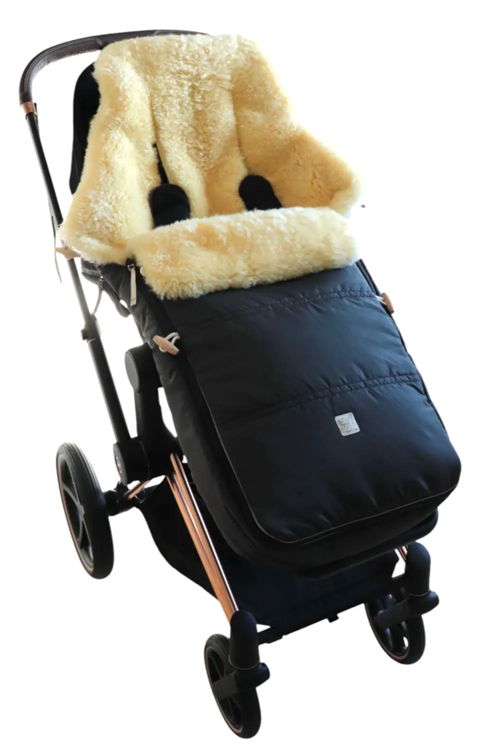 kaiser dublas lammfell fusssack anthrazit kinderwagen