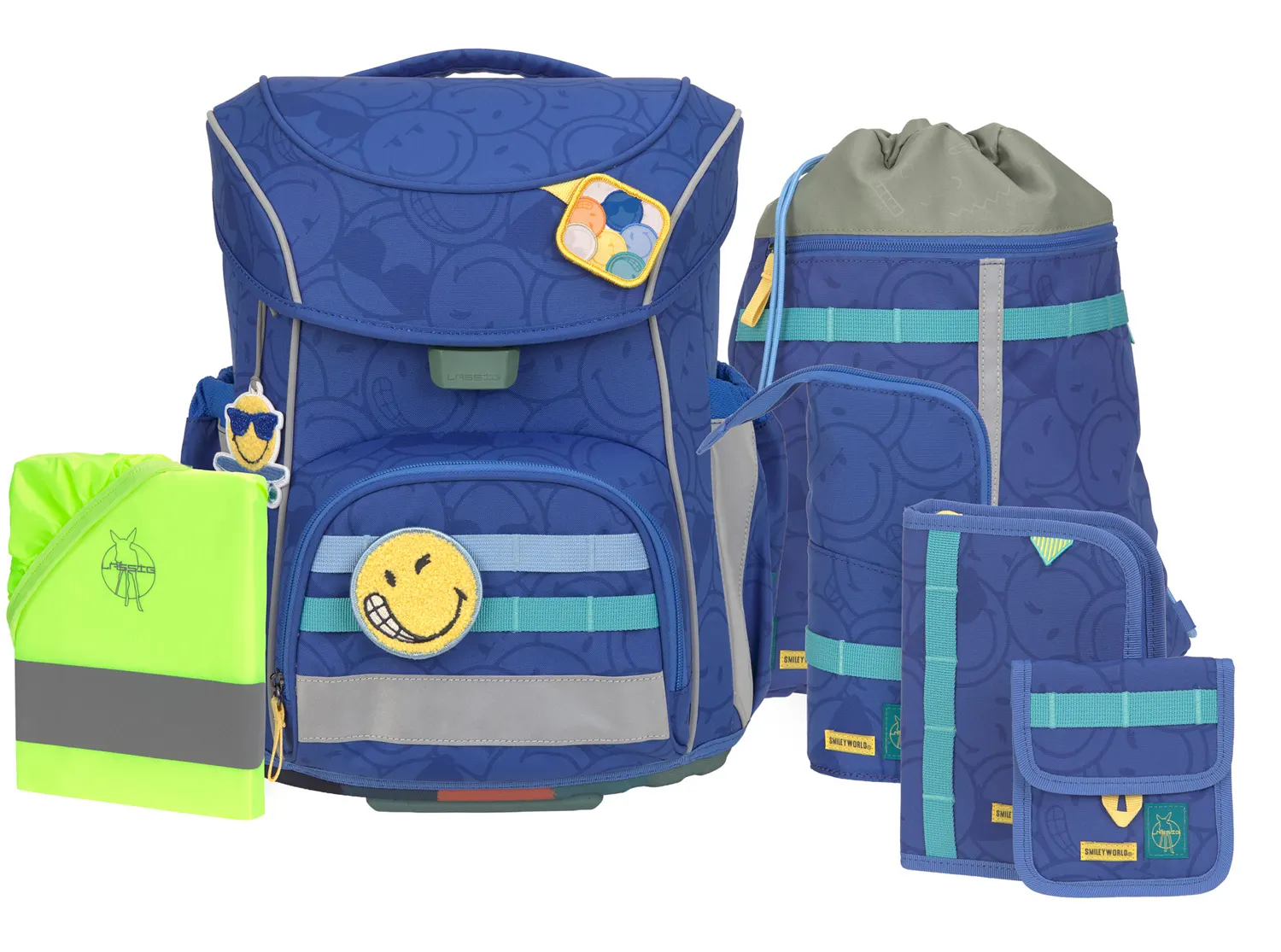 Lässig Schulranzen Set Slim Unique