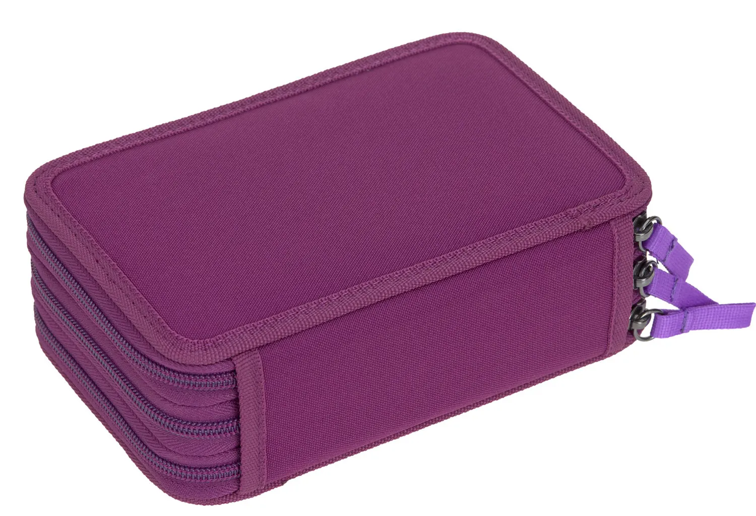 Lässig 3 Fach Federtasche Lila Rückseite