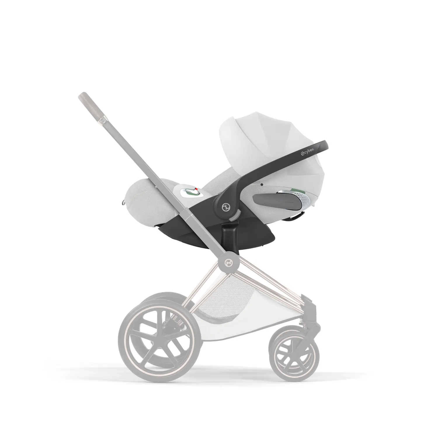 cybex cloud t plus off white kinderwagen