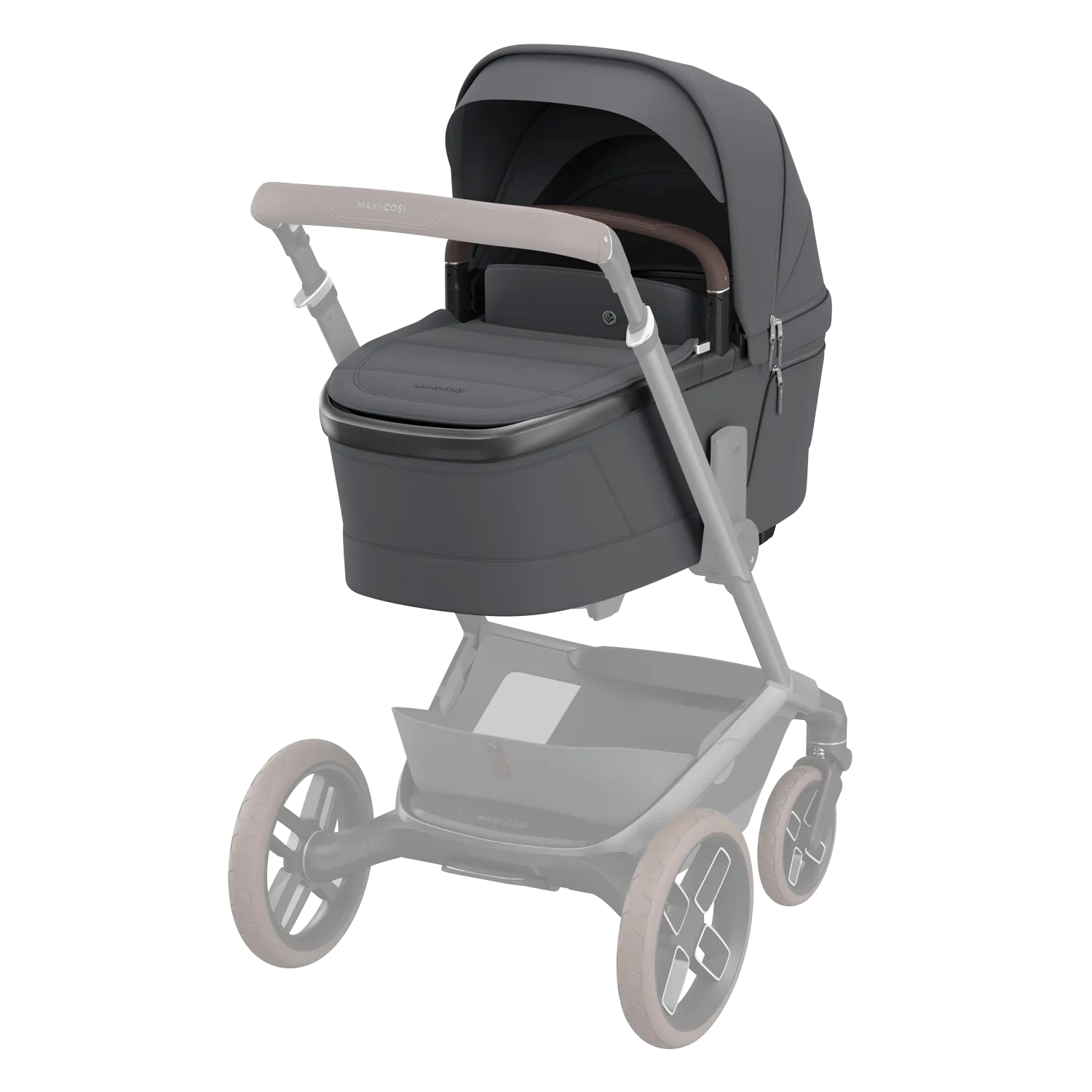 maxicosi fame babywanne moon graphite auf gestell