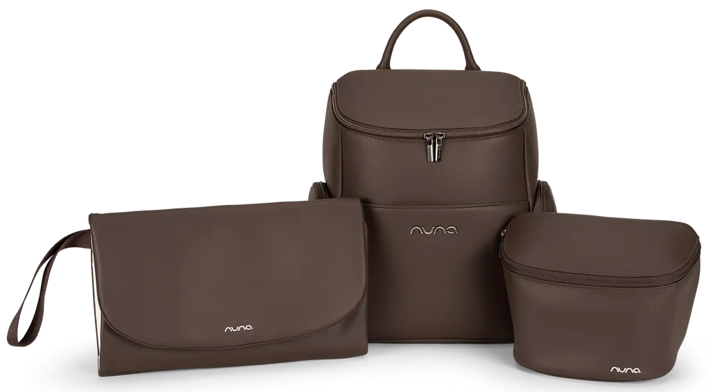 Nuna cocoa Wickeltasche Lieferumfang