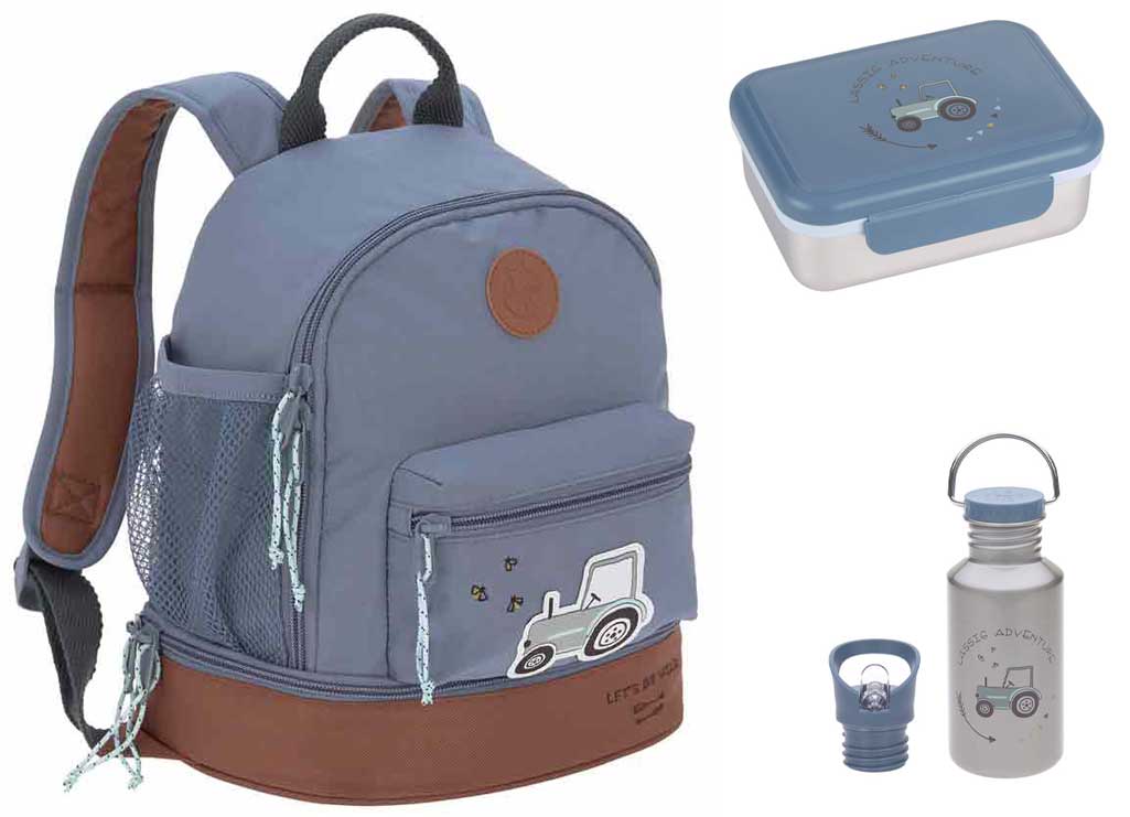 Lässig Kindergartenrucksack Set Adventure 3-teilig