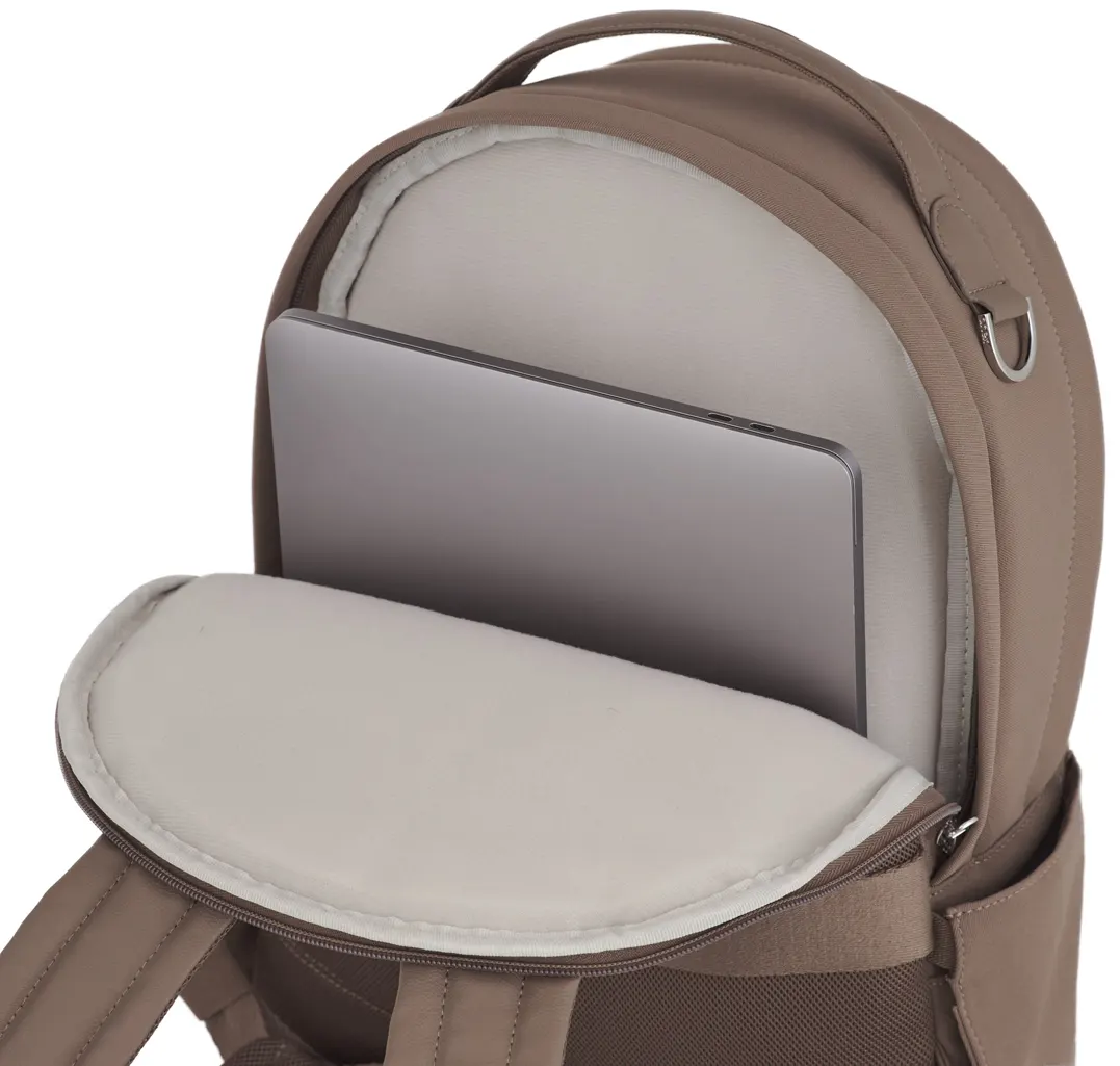 Abex Wickelrucksack braun Laütopfach