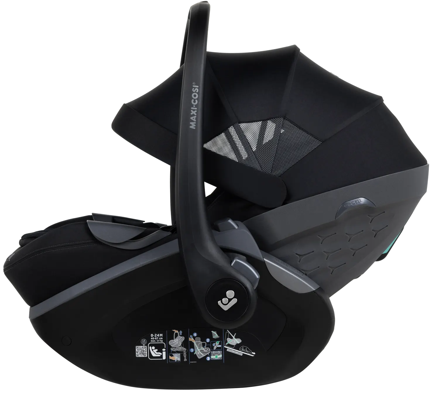 joolz maxi cosi pebble slide pro space black seite