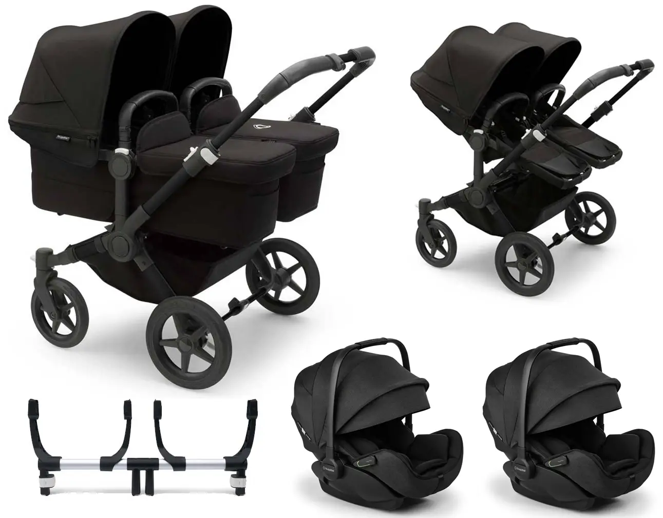 Bugaboo Donkey 5 Twin Set 3-in-1 mit Babyschalen
