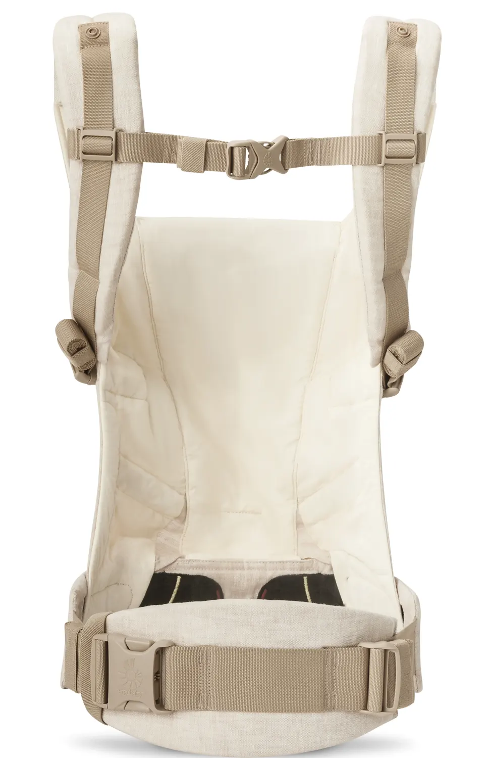 Ergobaby Adapt Natural Linen Babytrage Rückseite Ergobaby Adapt Natural Linen Babytrage Rückseite