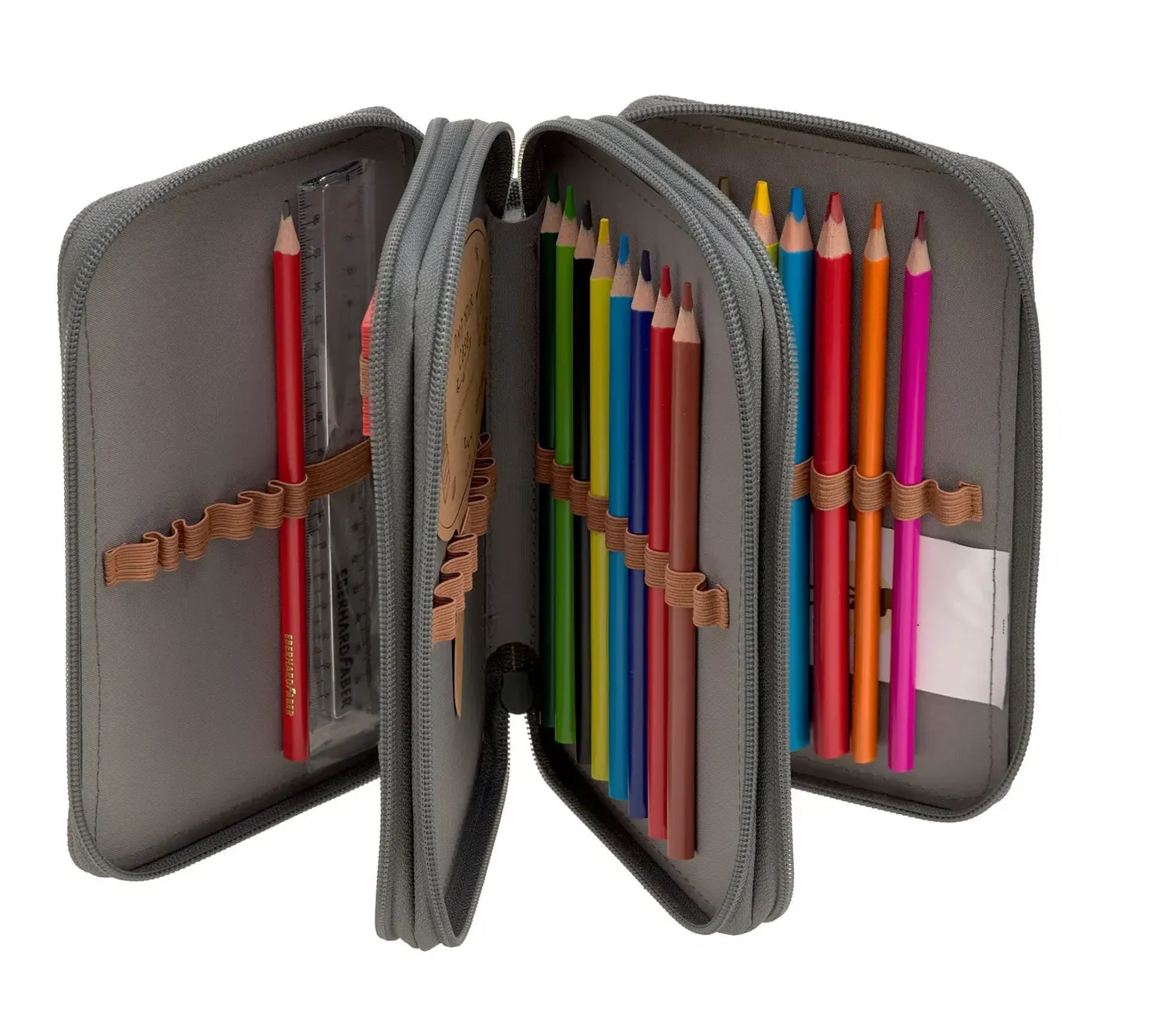 Lässig pencil case speckleys anthracite accessories