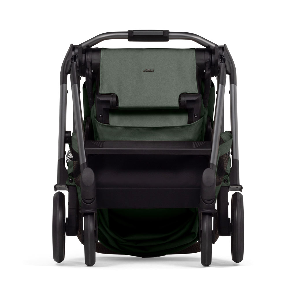 Joolz Hub2 buggy zusammengeklappt frontal Forest Green 2