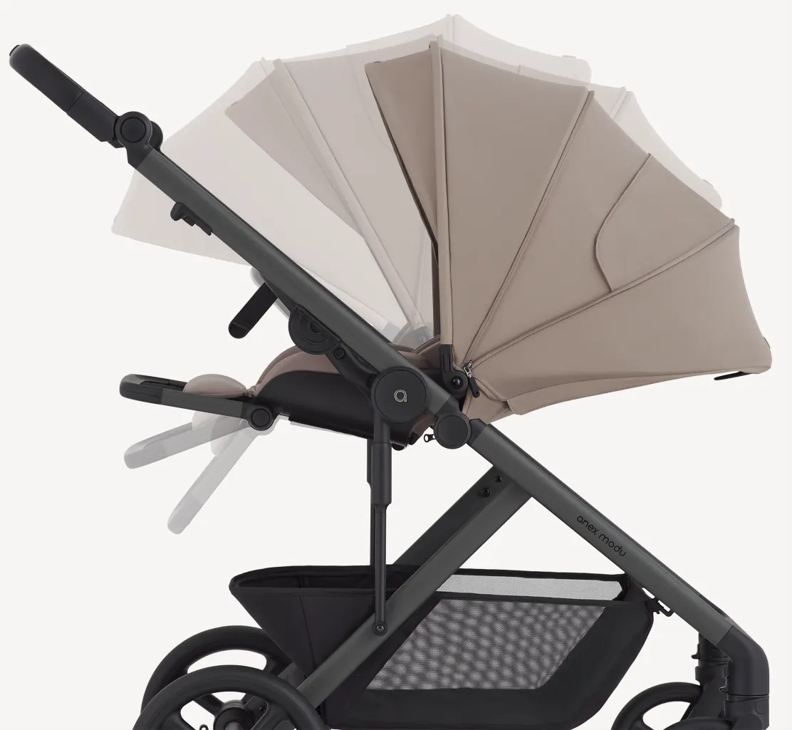 Anex Modu Kinderwagen Sitzverstellung beige