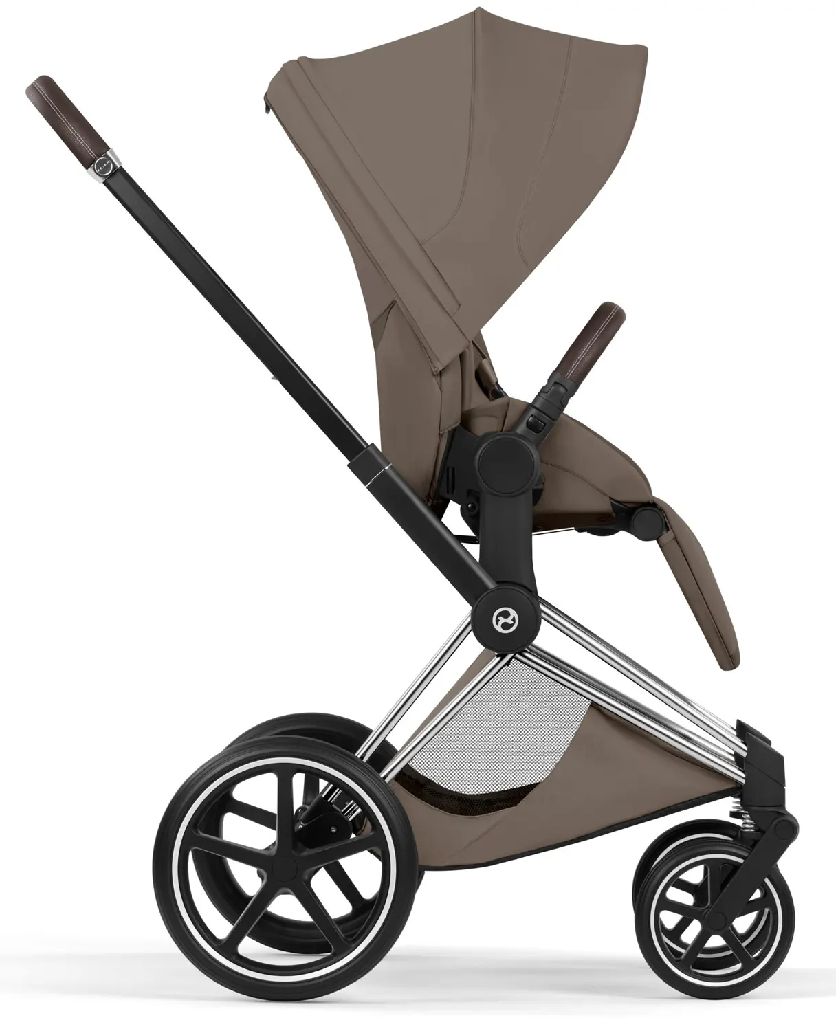 cybex priam style buggy chrom coconut brown seite