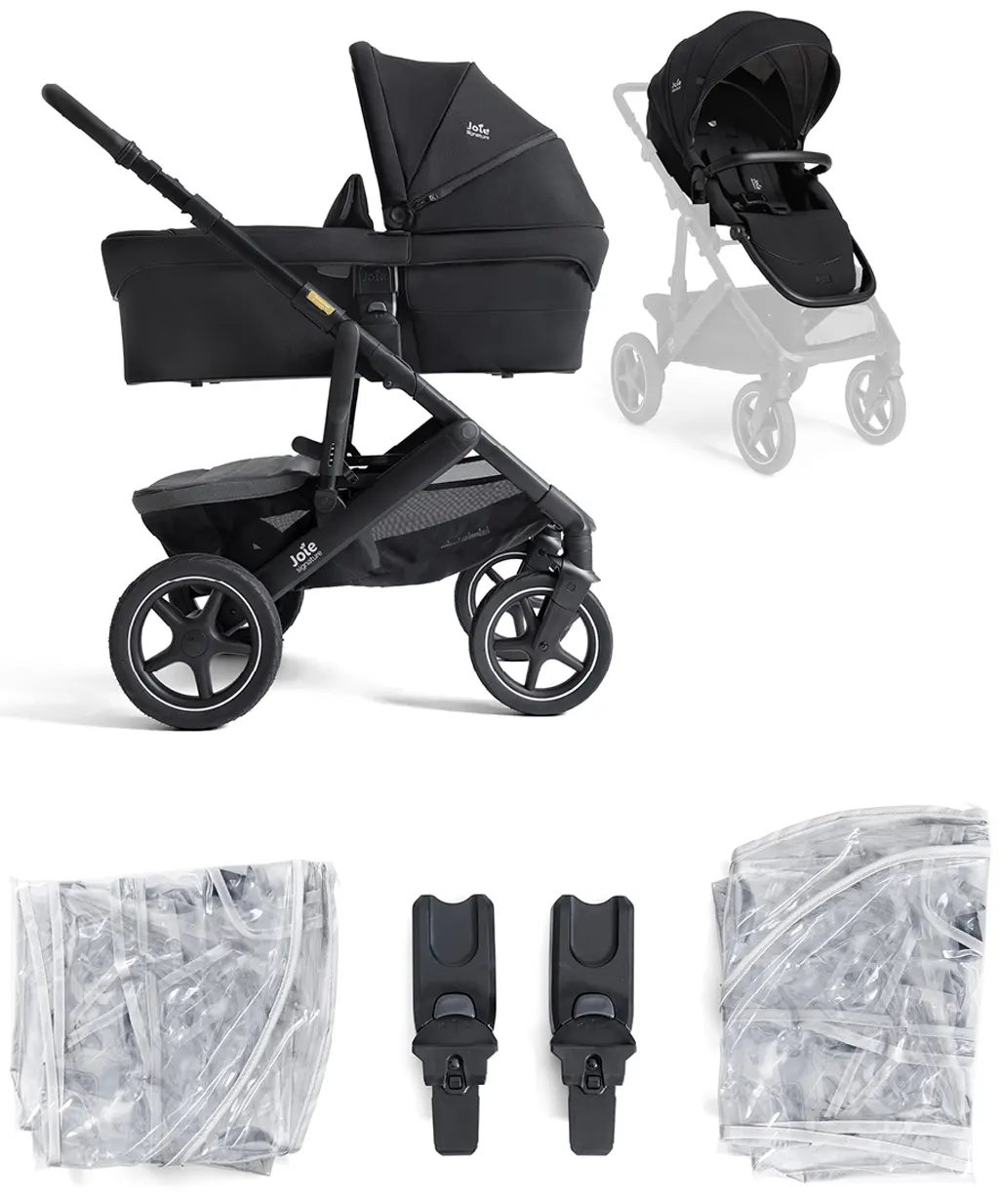 Joie Signature Vinca Kinderwagen Eclipse unterwegs