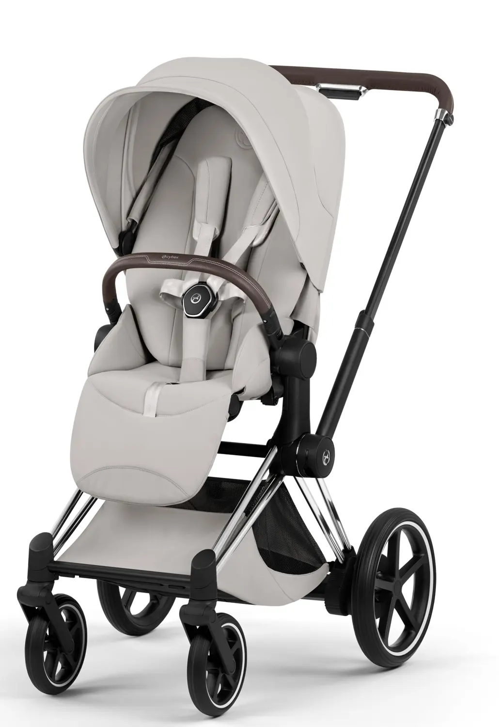 cybex e priam style buggy chrome brown city grey