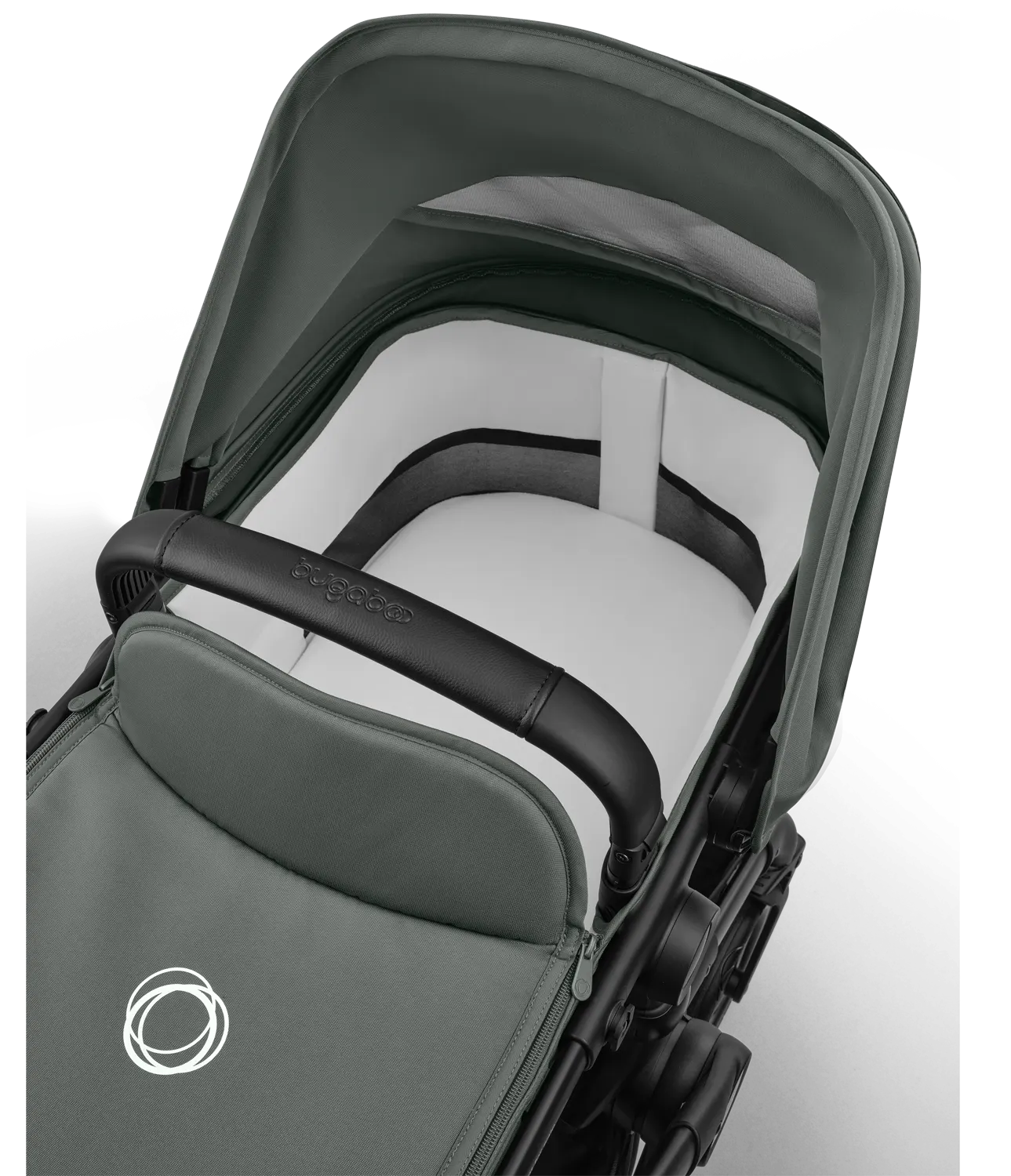 bugaboo cub forest green komplett wanne oben