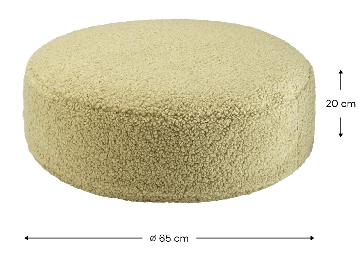 Wigiwama Ottomane Matcha Maße