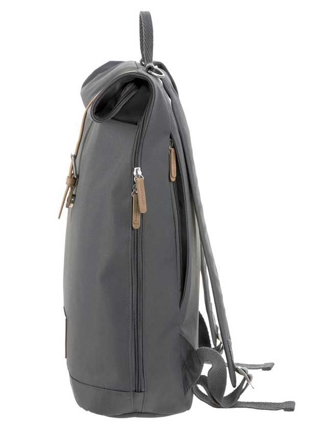 Lässig Wickeltasche Rolltop Anthracite