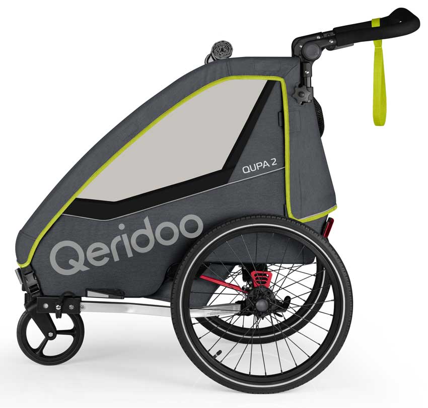 Qeridoo Qupa 2 Kinderfahrradanhänger