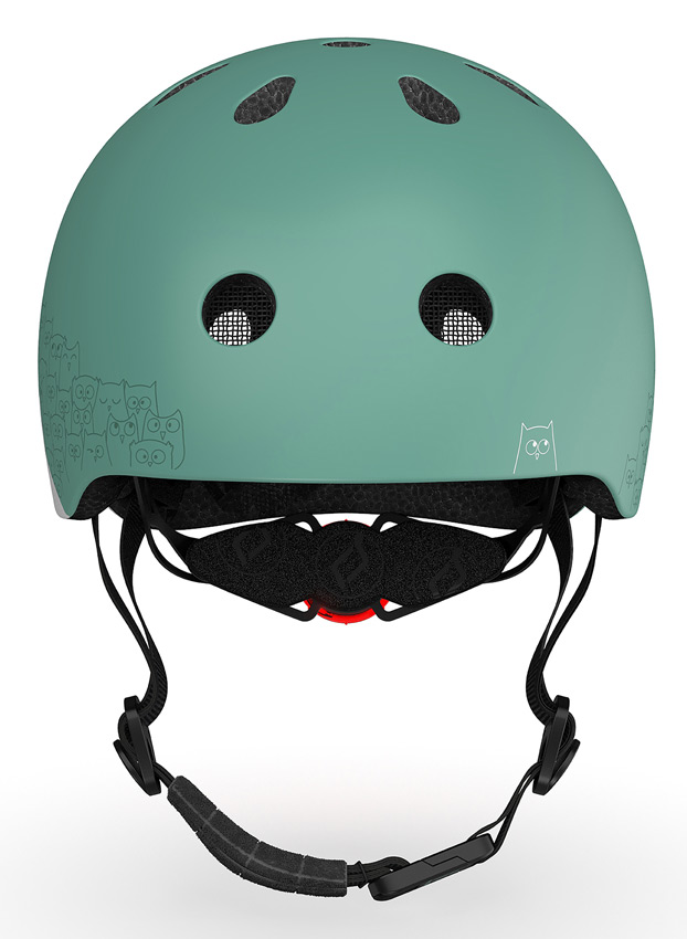 Scoot and Ride Reflective Helm forest