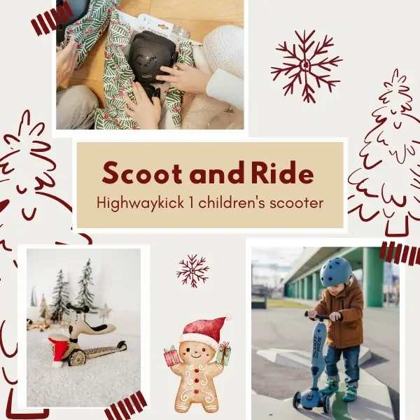 Weihnachtsgeschenk für 1 Jährige - der Scoot and Ride HIghwaykick 1 Kinderroller