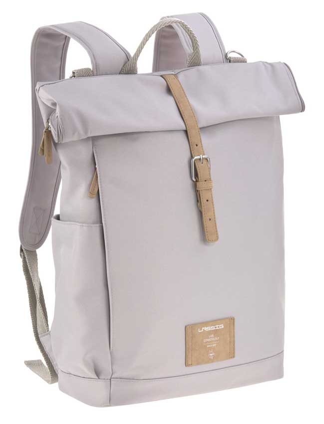 Lässig Wickeltasche Rolltop Grey