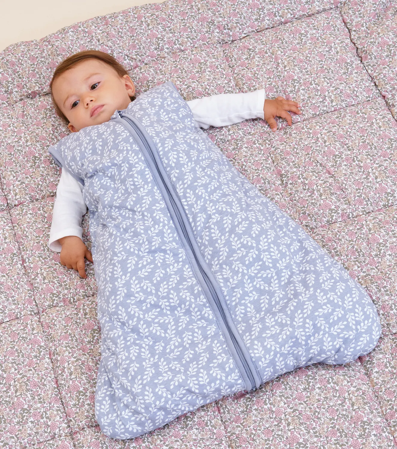 Molis und Co Babyschlafsack TOG 2,5 Blue Garden  Lifestyle Blue Garen