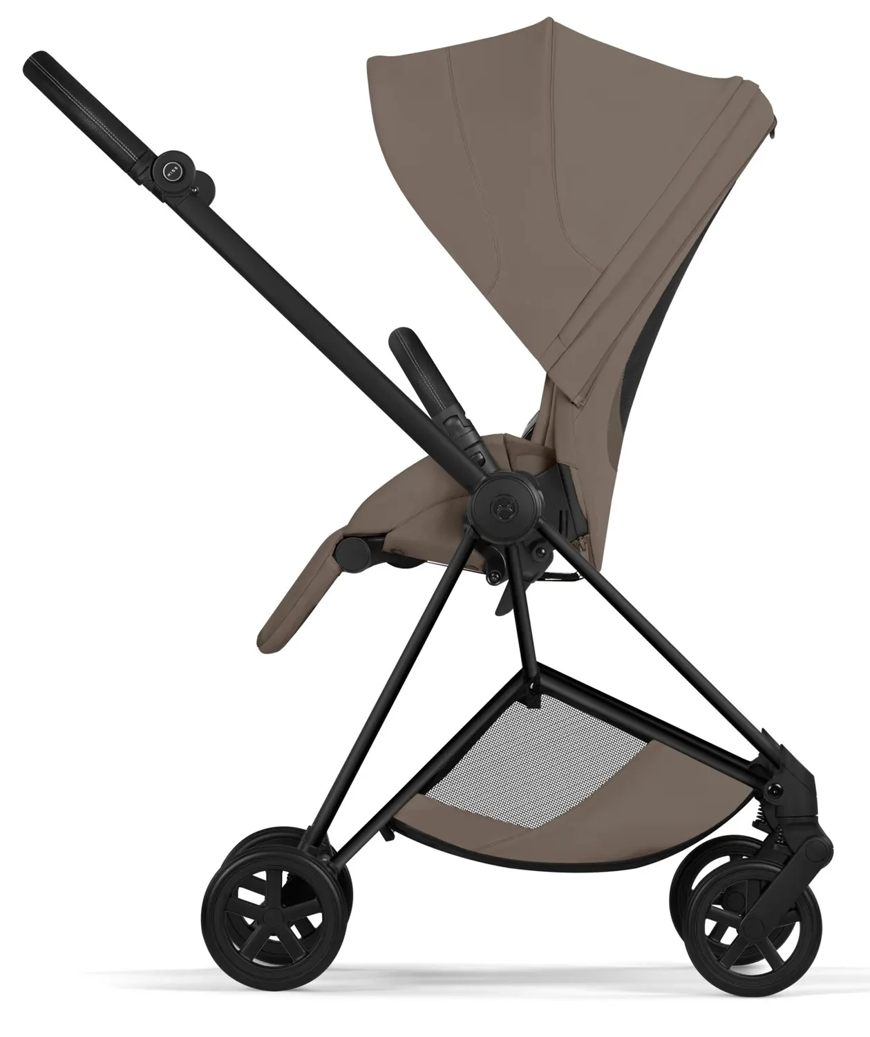 Cybex Mios Style Buggy Matt Black coconout Liegeposition Seite