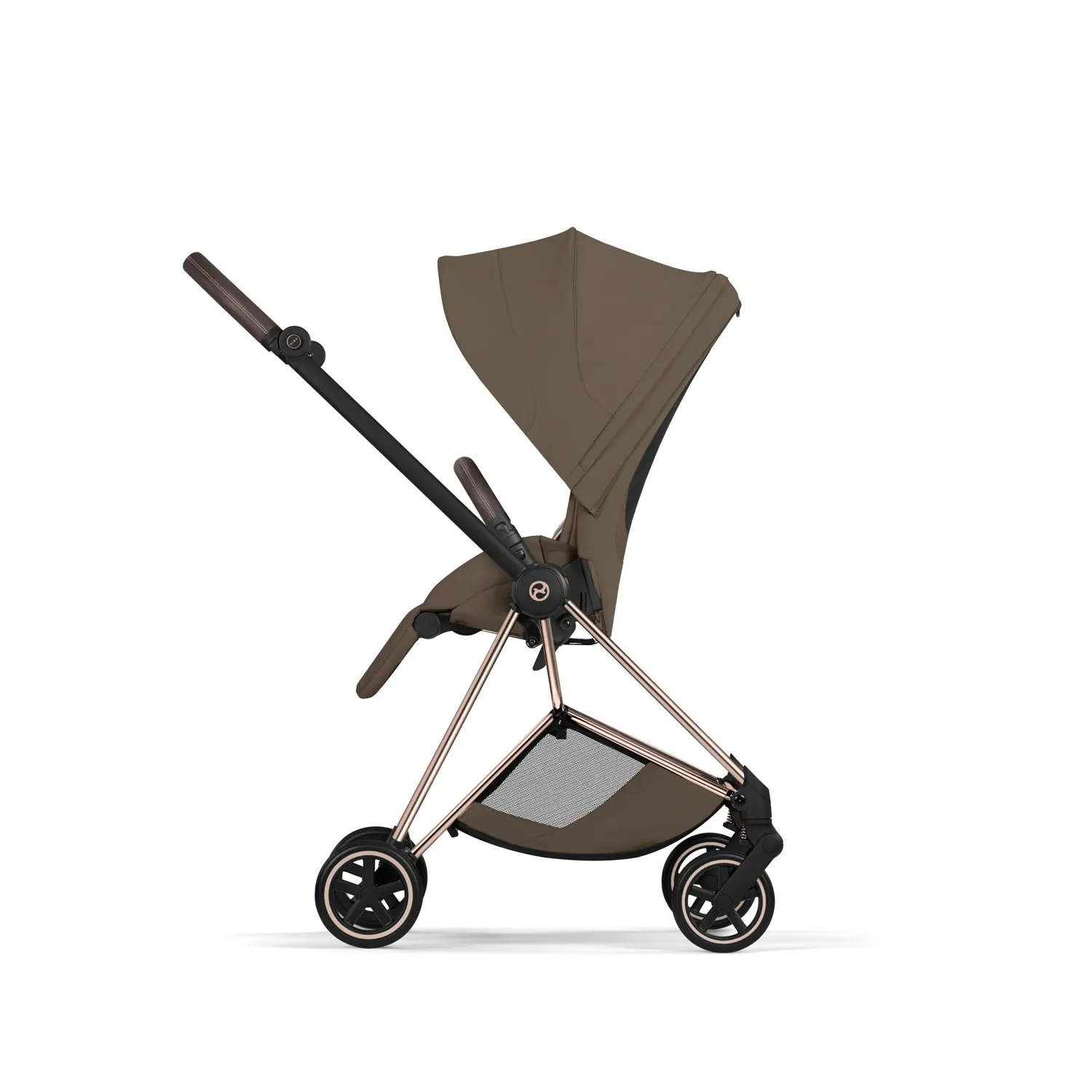 cybex mios style buggy rosegold coconut brown seite