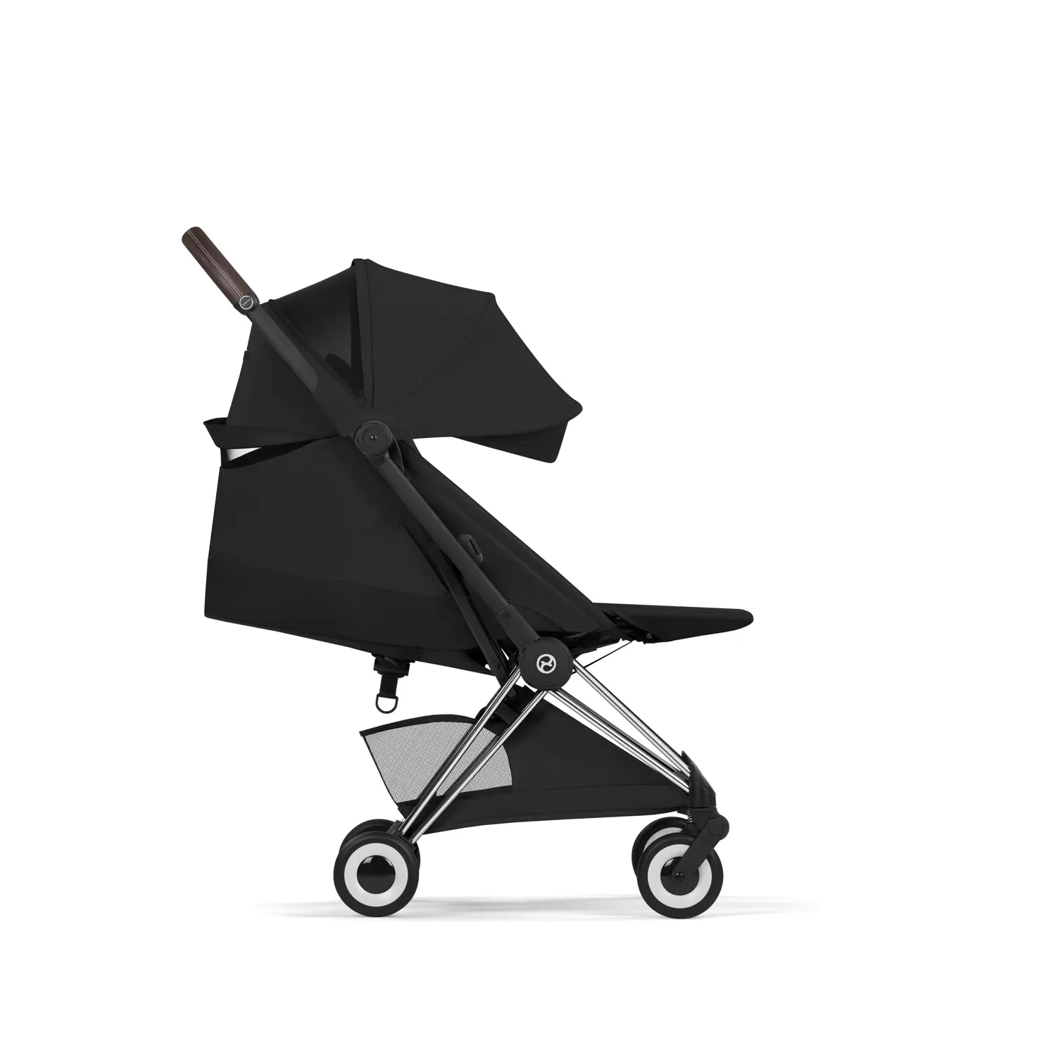 cybex coya style chrome brown sepia black seite