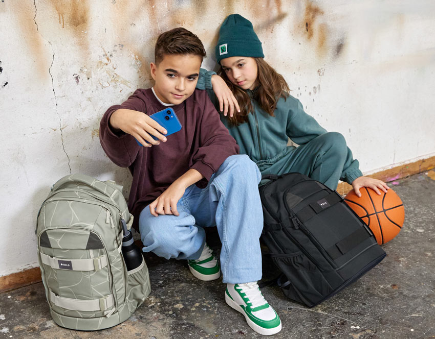 Lässig Schulrucksack Bold Origin Curve Sage