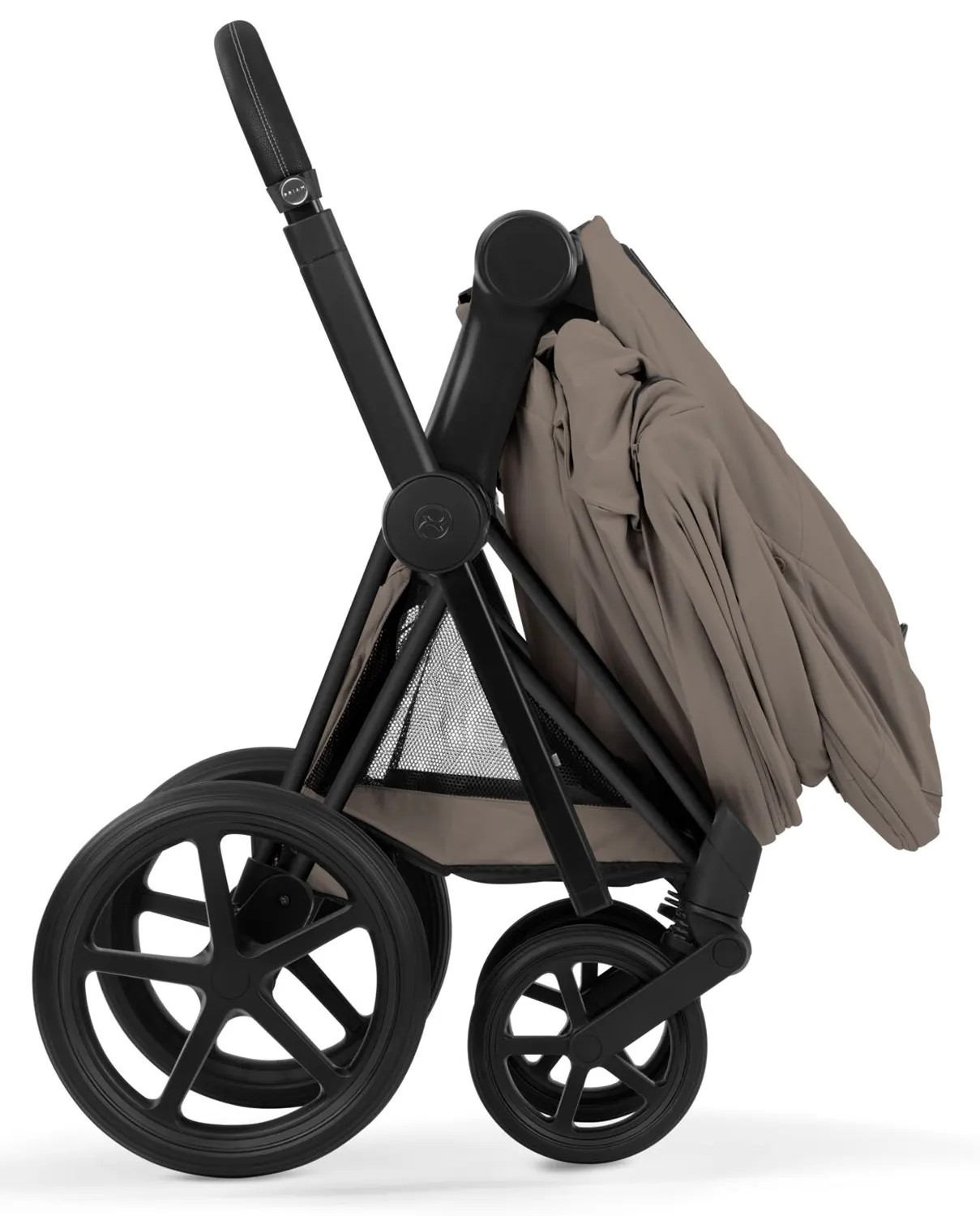 cybex e priam comfort wanne coconut brown gestell falt