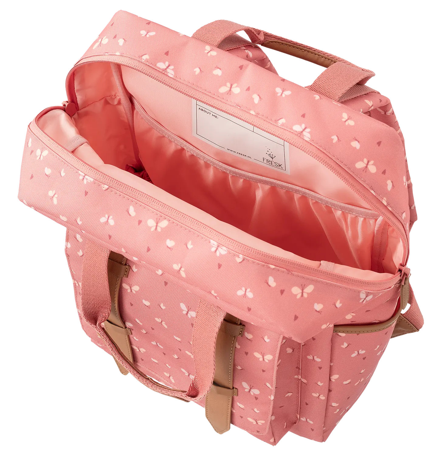 Fresk Rucksack Groß Schmetterling offen