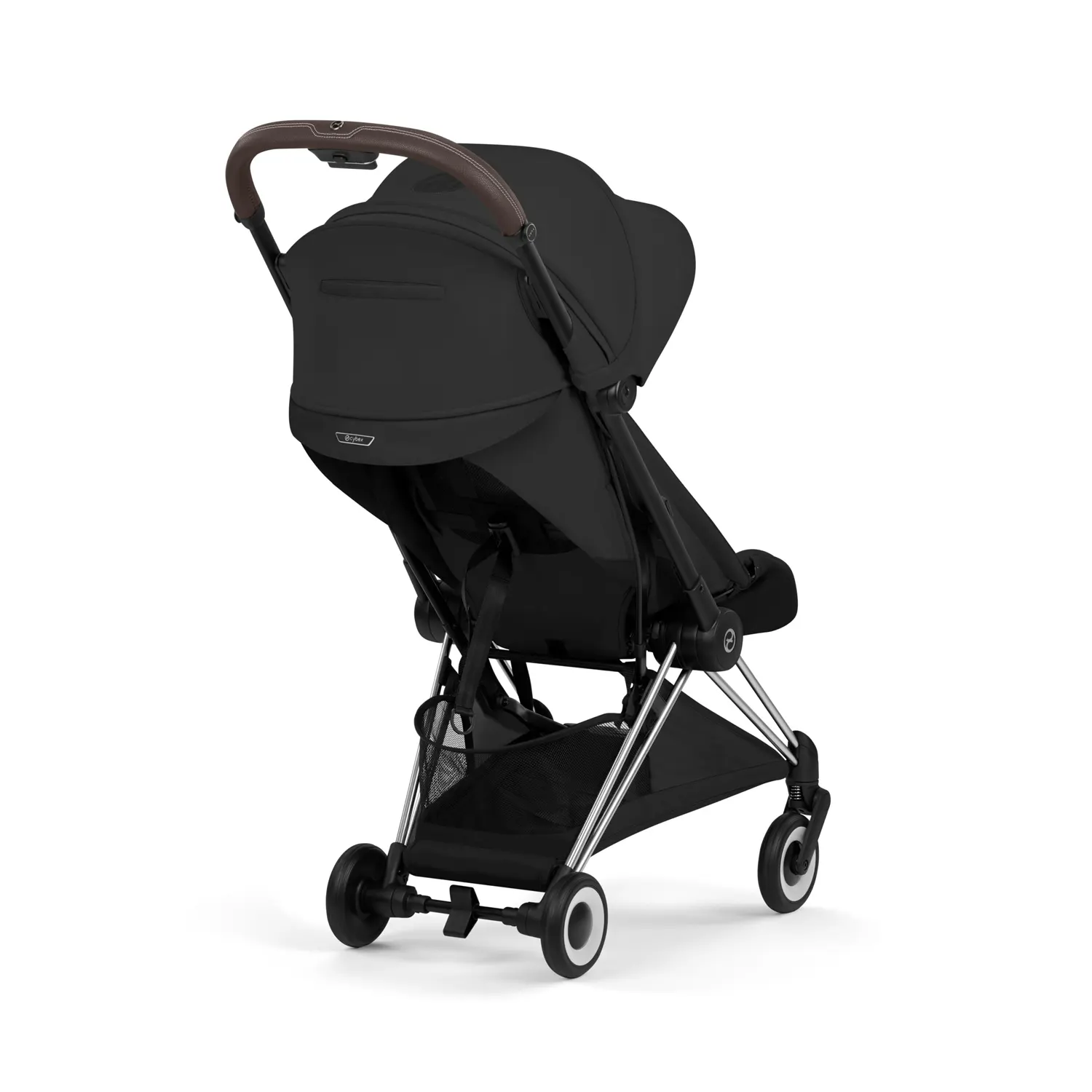 cybex coya style chrome brown sepia black hinten
