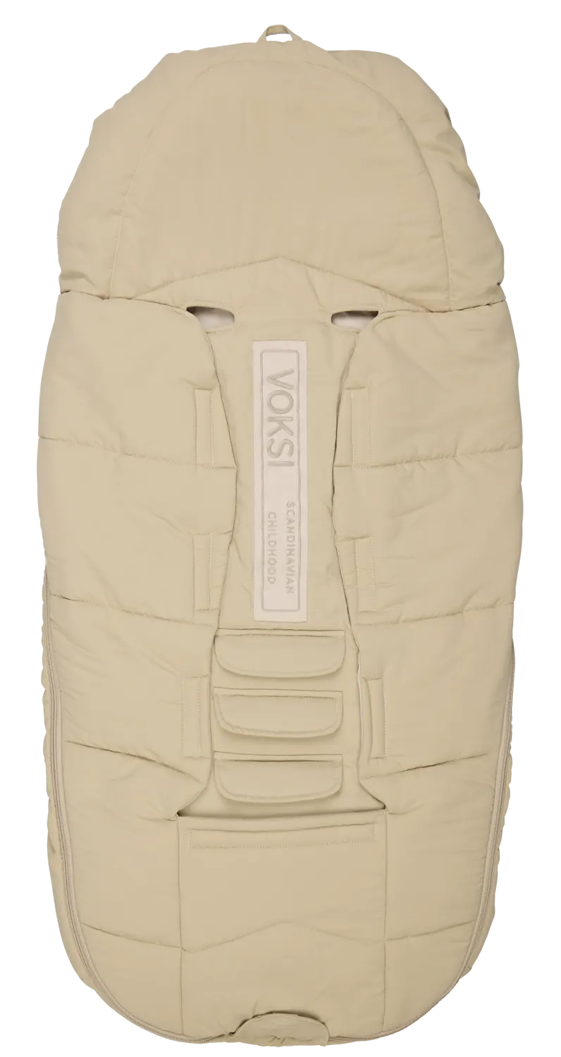 Voksi explorer Fußsack  Seashell Sand Clover Rückseite
