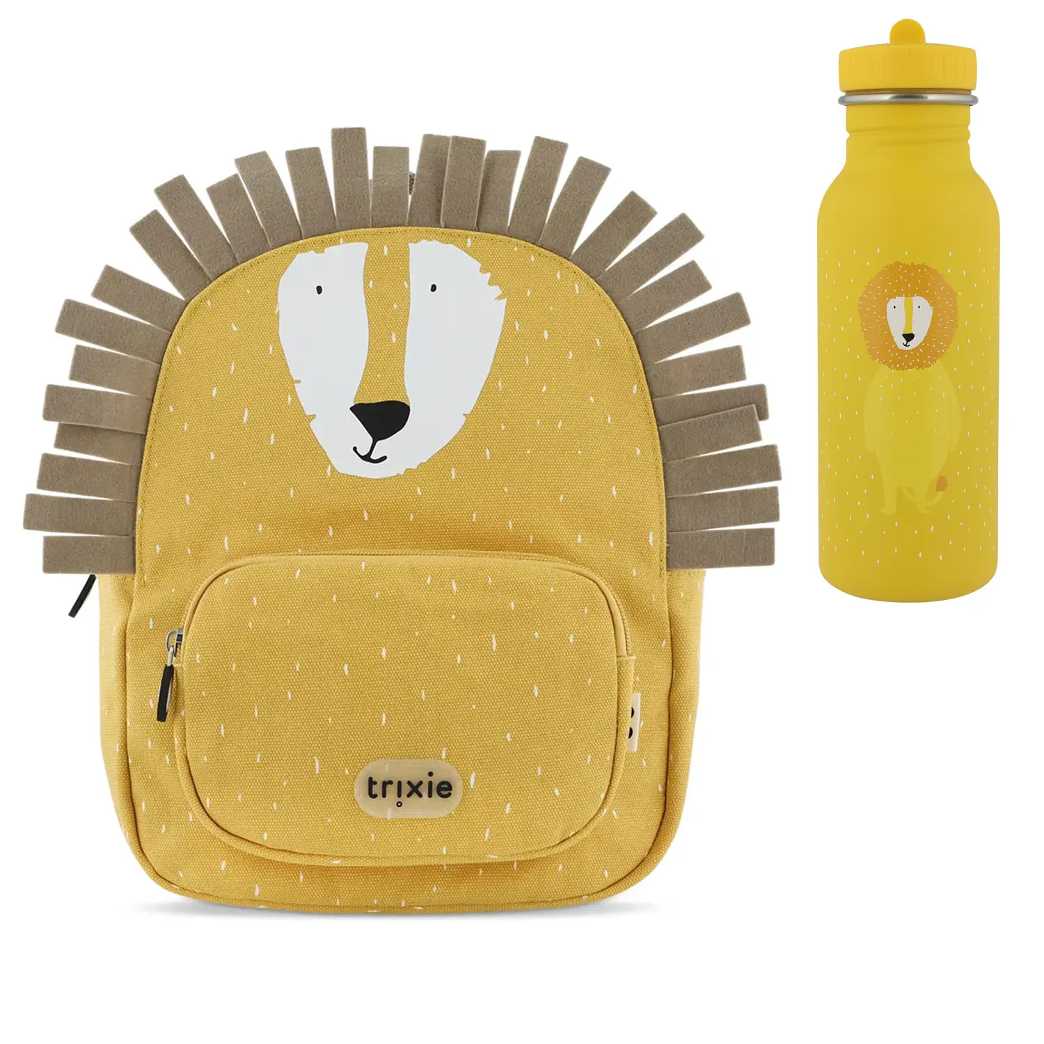 Trixie Set Kinderrucksack mit Trinkflasche 500 ml