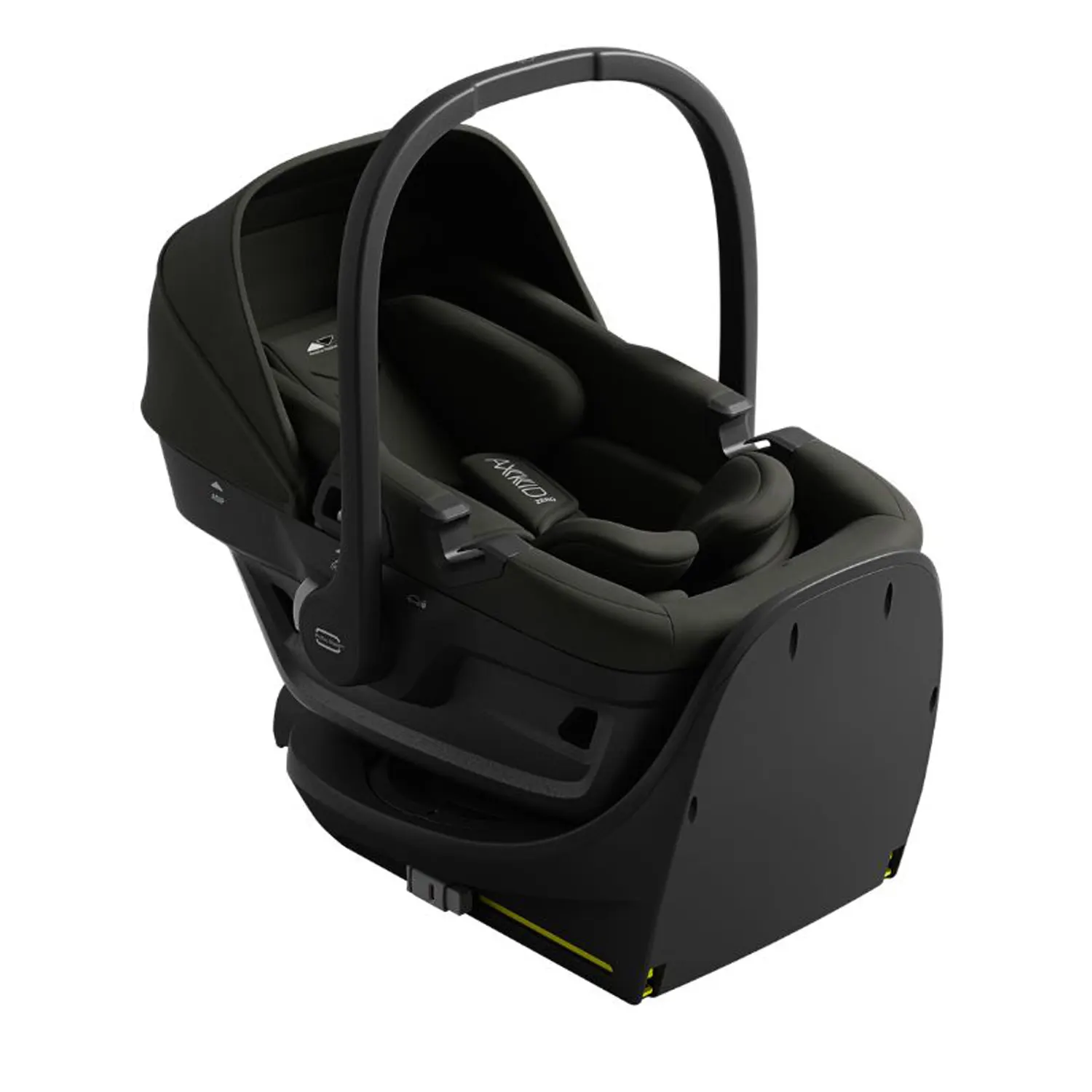 axkid zero pro forest moss green base back