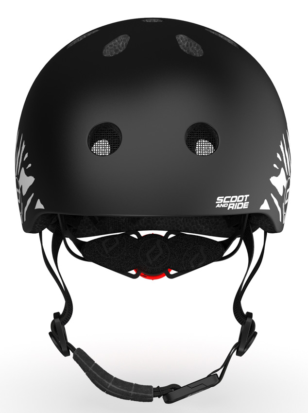 Scoot and Ride Kinderhelm zebra vorn