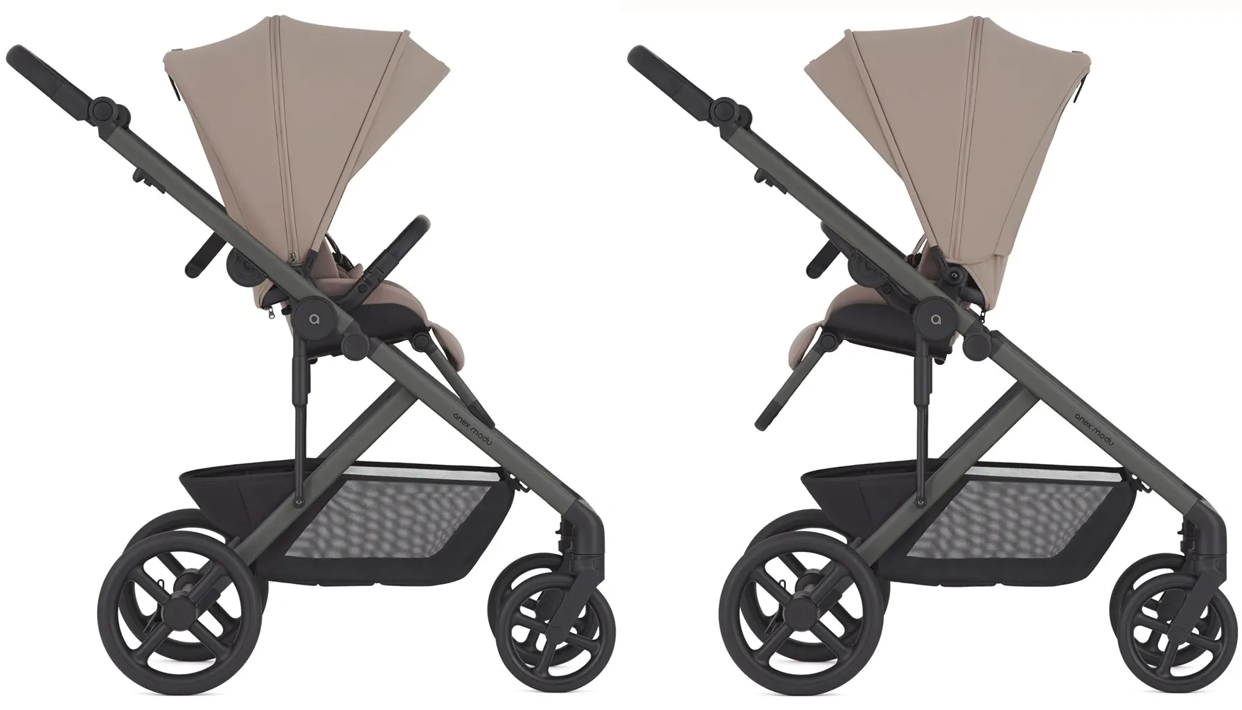 Anex Modu Kinderwagen wendbarer Sitz beige