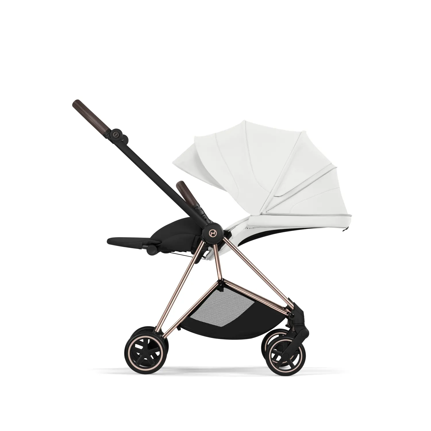 cybex mios style buggy rosegold off withe liegen