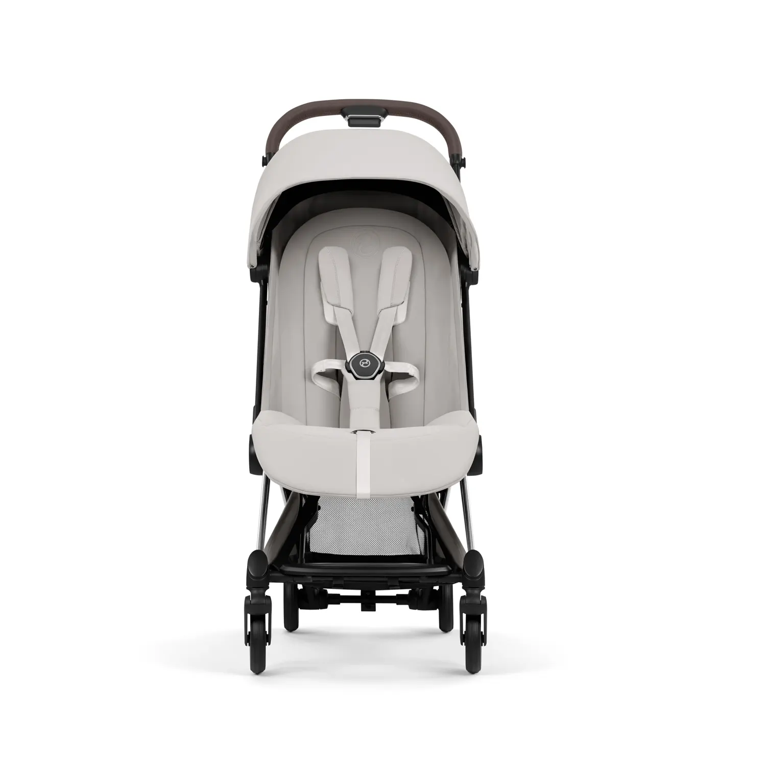 cybex coya style chrome brown city grey front